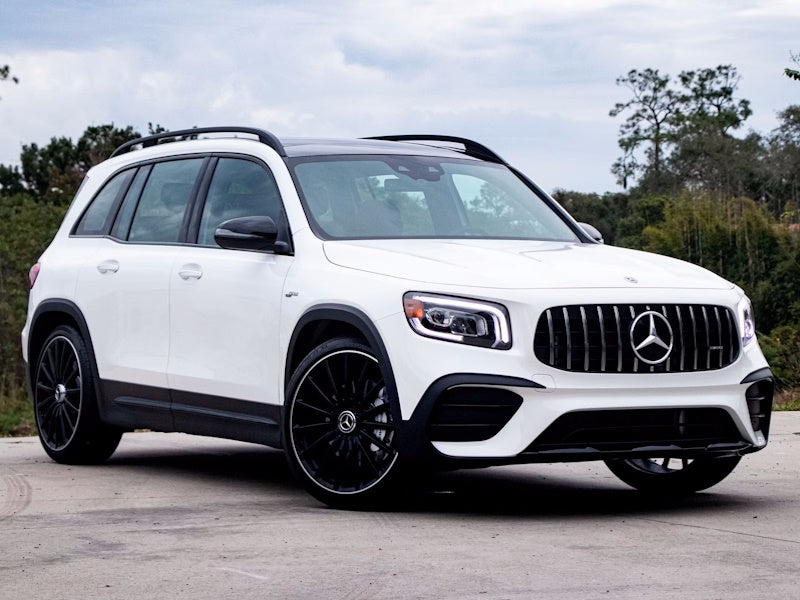 White SUV with black accents.