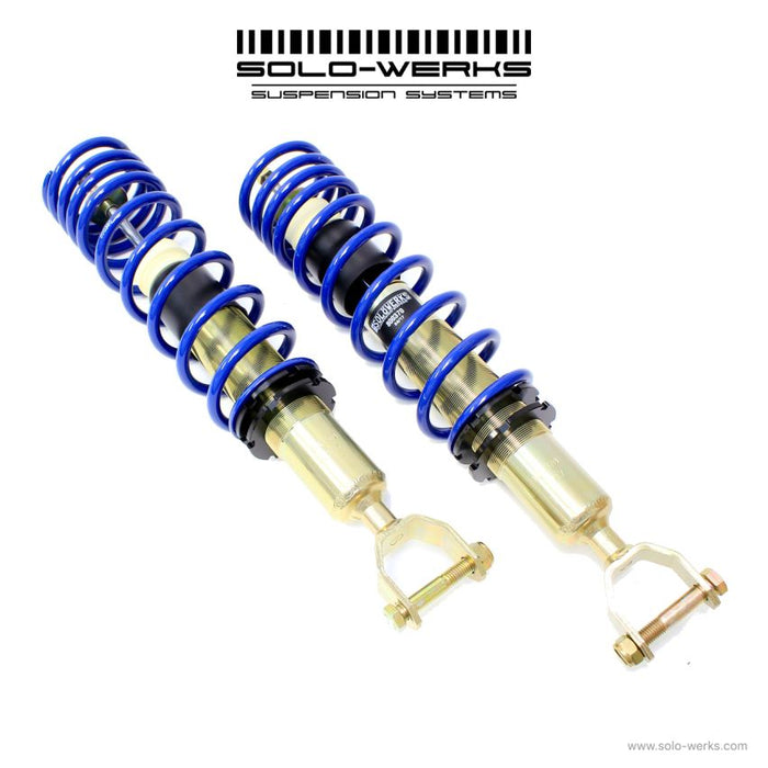 1992-1995 - HONDA - Civic Sedan/Coupe/Hatchback, Incl. Del Sol (With Rear Lower Fork Mounts) - Solo-Werks Suspension Coilovers