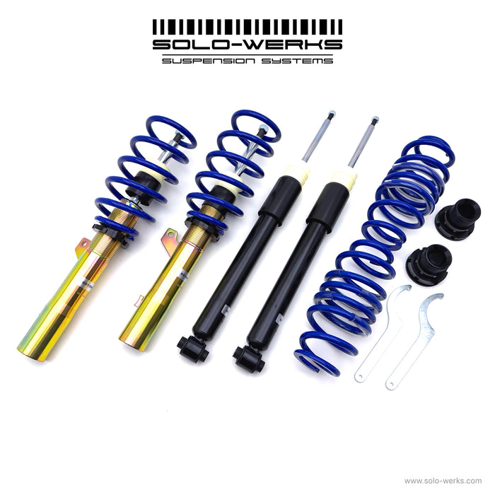 2015-2021 - VW - Golf 2.0T/GTI (55mm Front Strut Tube - With Multi-Link Rear Suspension) - MK7 - Solo-Werks Suspension Coilovers