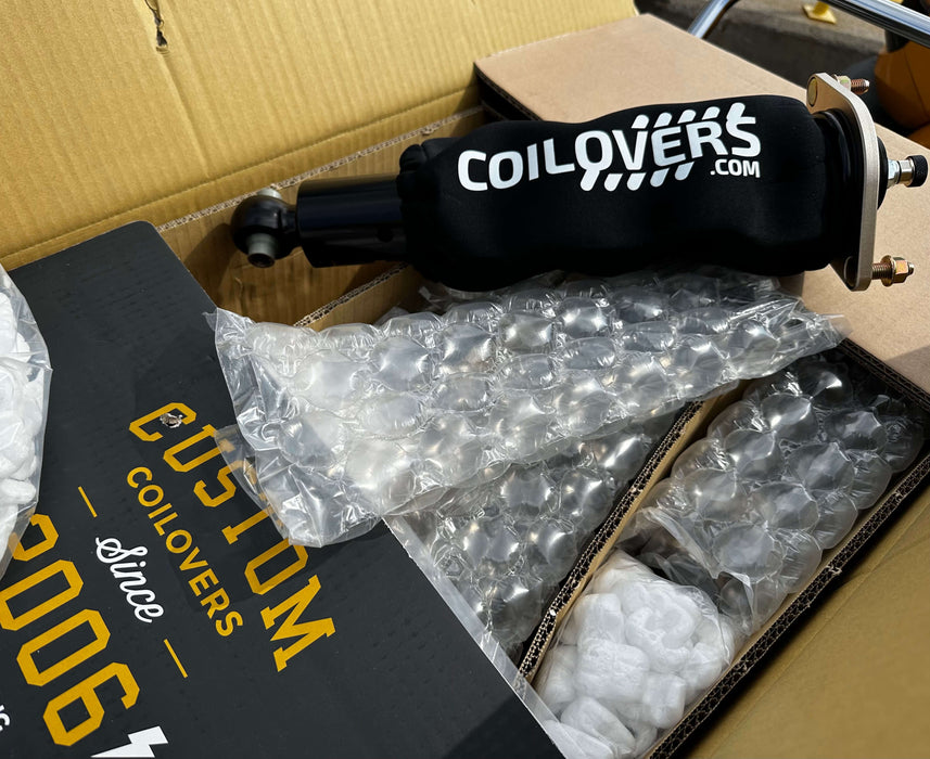 High-quality 3mm Water-Resistant Coilover Sock on BC Coilover