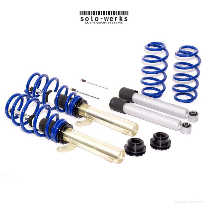 2011-2013 - VW - Jetta S (50mm Front Strut Tube - With Torsion Beam Rear Suspension) - MK6 - Solo-Werks Suspension Coilovers